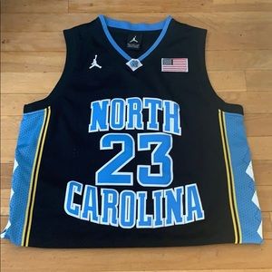 Michael Jordan UNC Carolina Basketball Jersey S